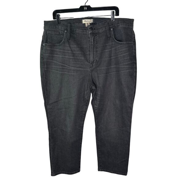 Madewell Denim - Madewell Womens Black Perfect Vintage Crop Jeans Size 34P